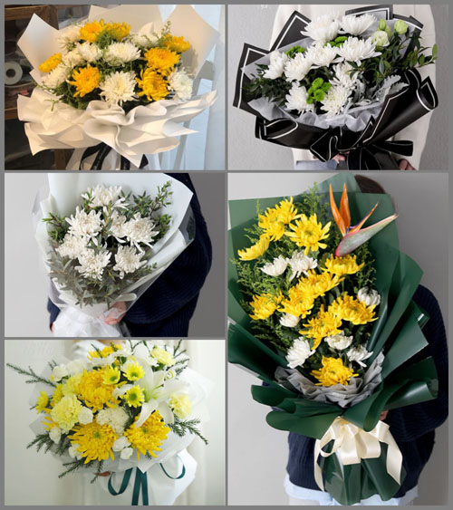 山西晋中介休市连福镇里屯村白事花束代送